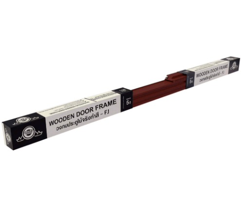 GREATWOOD วงกบประตูไม้เนื้อแข็ง FJ 80x200ซม. ทำสี