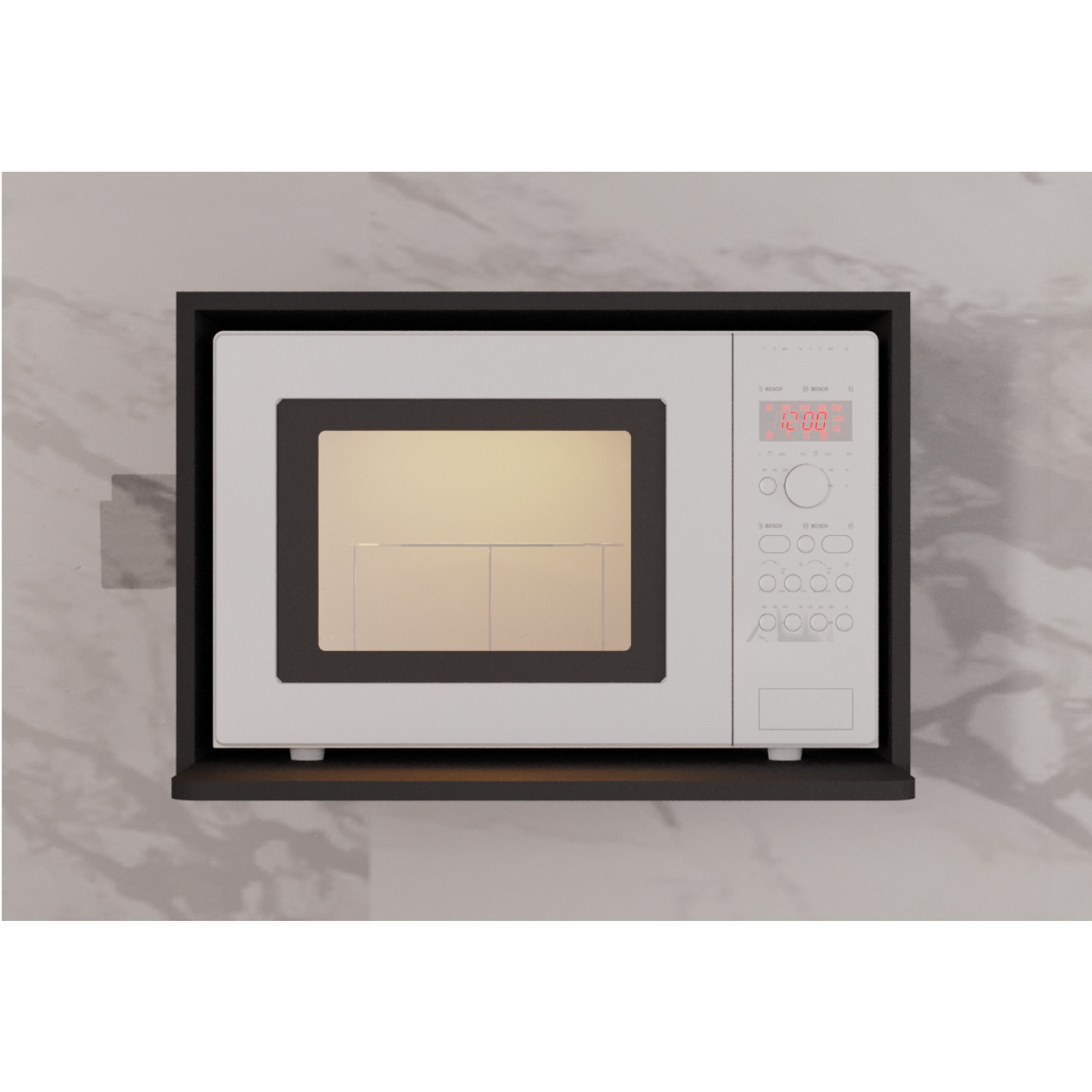 MJ ตู้แขวนเสริมไมโครเวฟ EC-WS4060X-GG ขนาด 60x40ซม.สีเทากาไฟว์