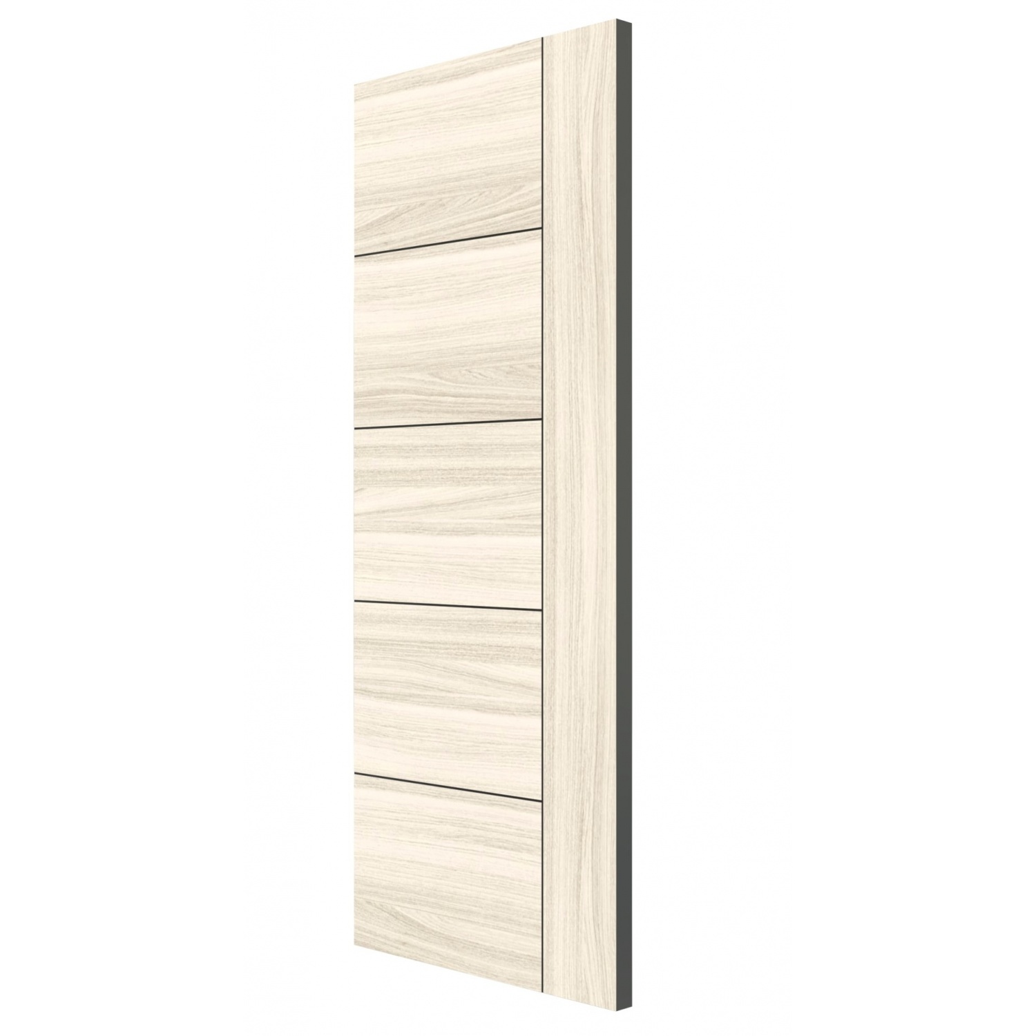 HOLZTUR ประตูปิดผิวเมลามีน HT1 100x200 ซม. X-WO สีไวท์โอ็ค