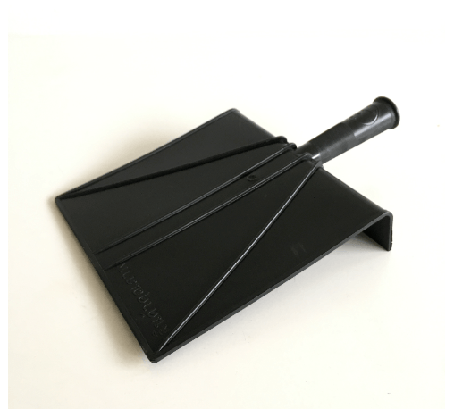 W.PLASTIC กะบะปูน PP ขนาด 21x22 ซม. สีดำ (โหล)