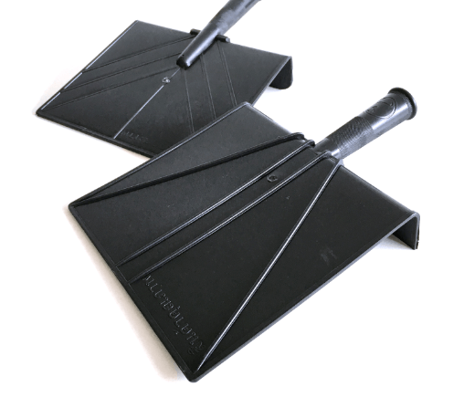 W.PLASTIC กะบะปูน PP ขนาด 21x22 ซม. สีดำ (โหล)