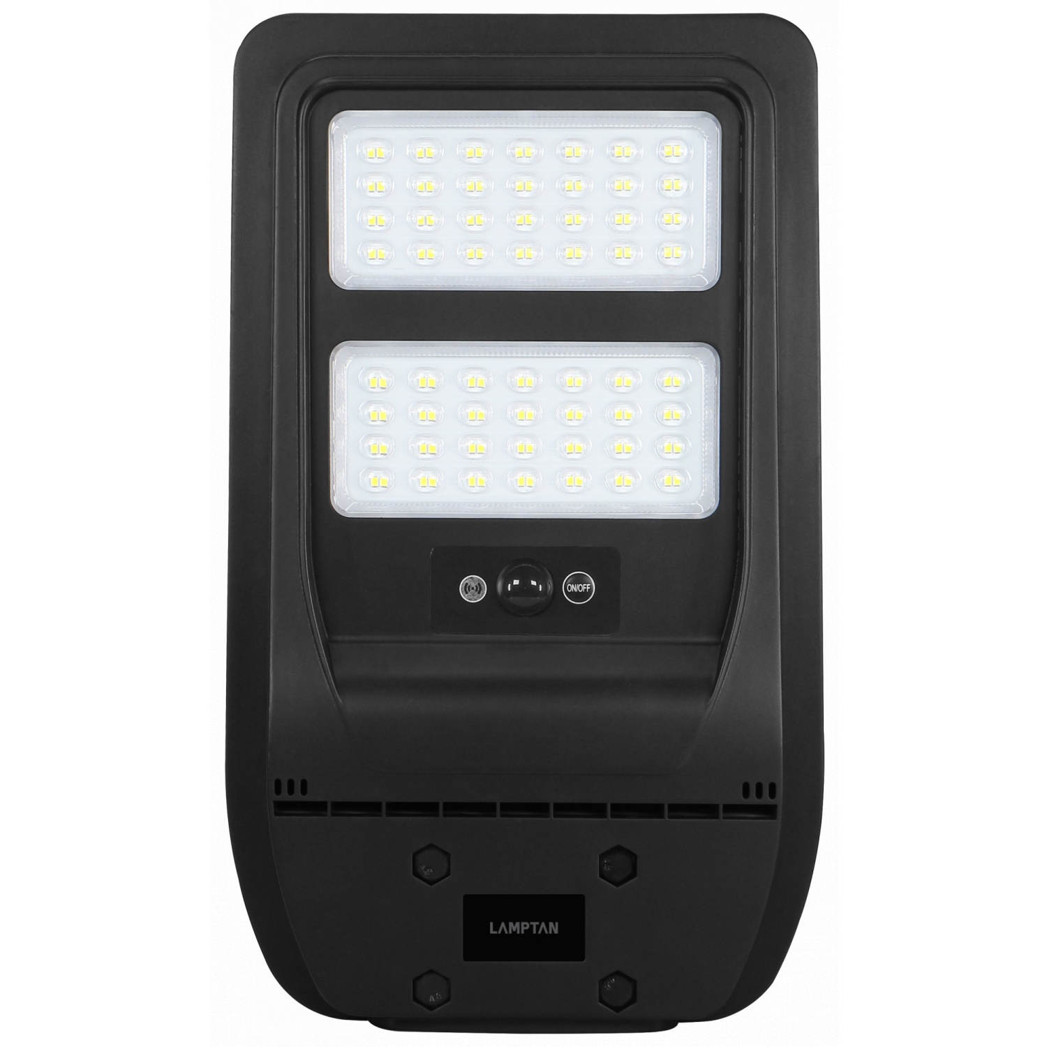 LAMPTAN โคมไฟถนนโซลาร์เซลล์ LED 100W IP65 รุ่นเออร์แบน แสงเดย์ไลท์