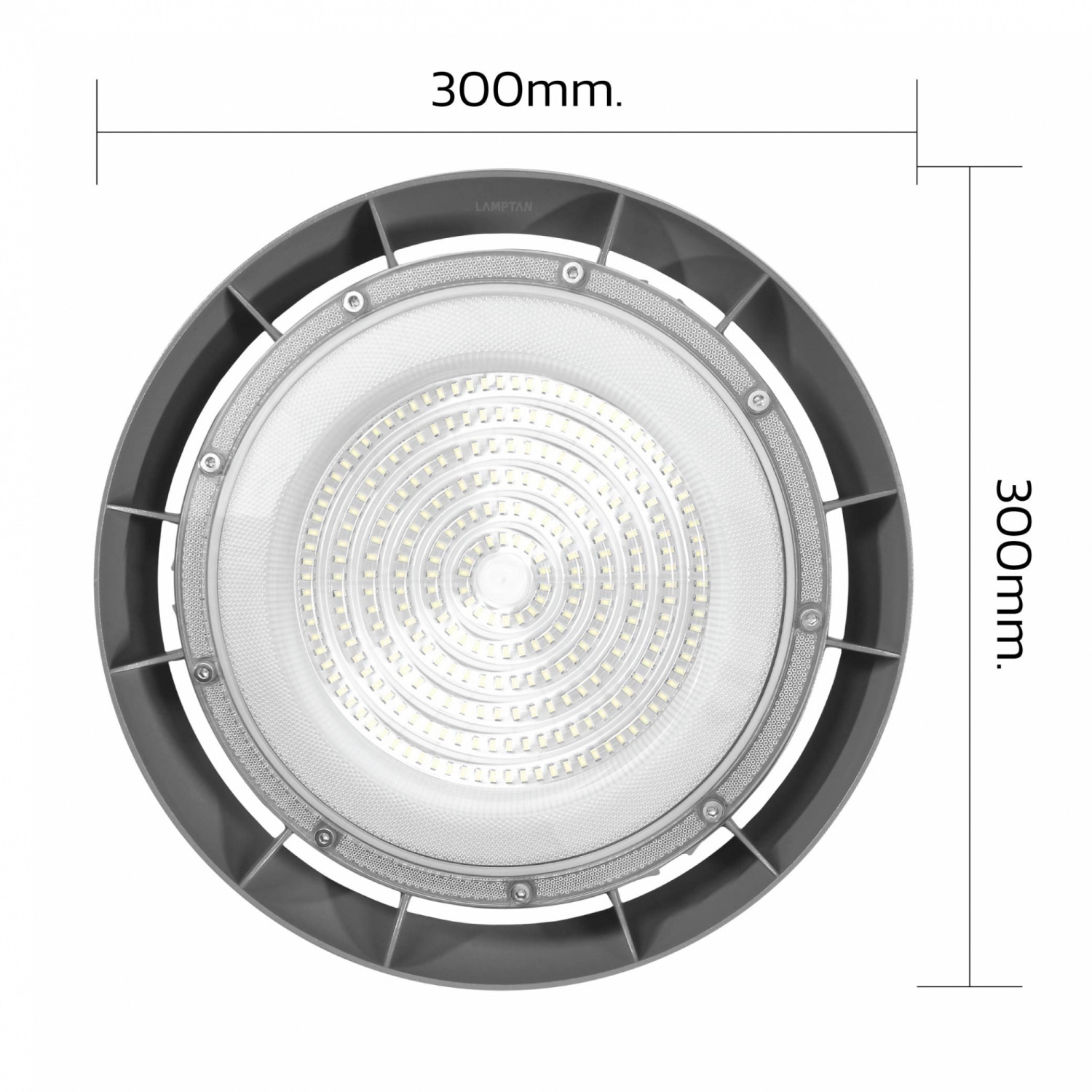 LAMPTAN โคมไฮเบย์ LED ยูเอฟโอ รุ่น AIRFLOW 150W แสงเดย์ไลท์