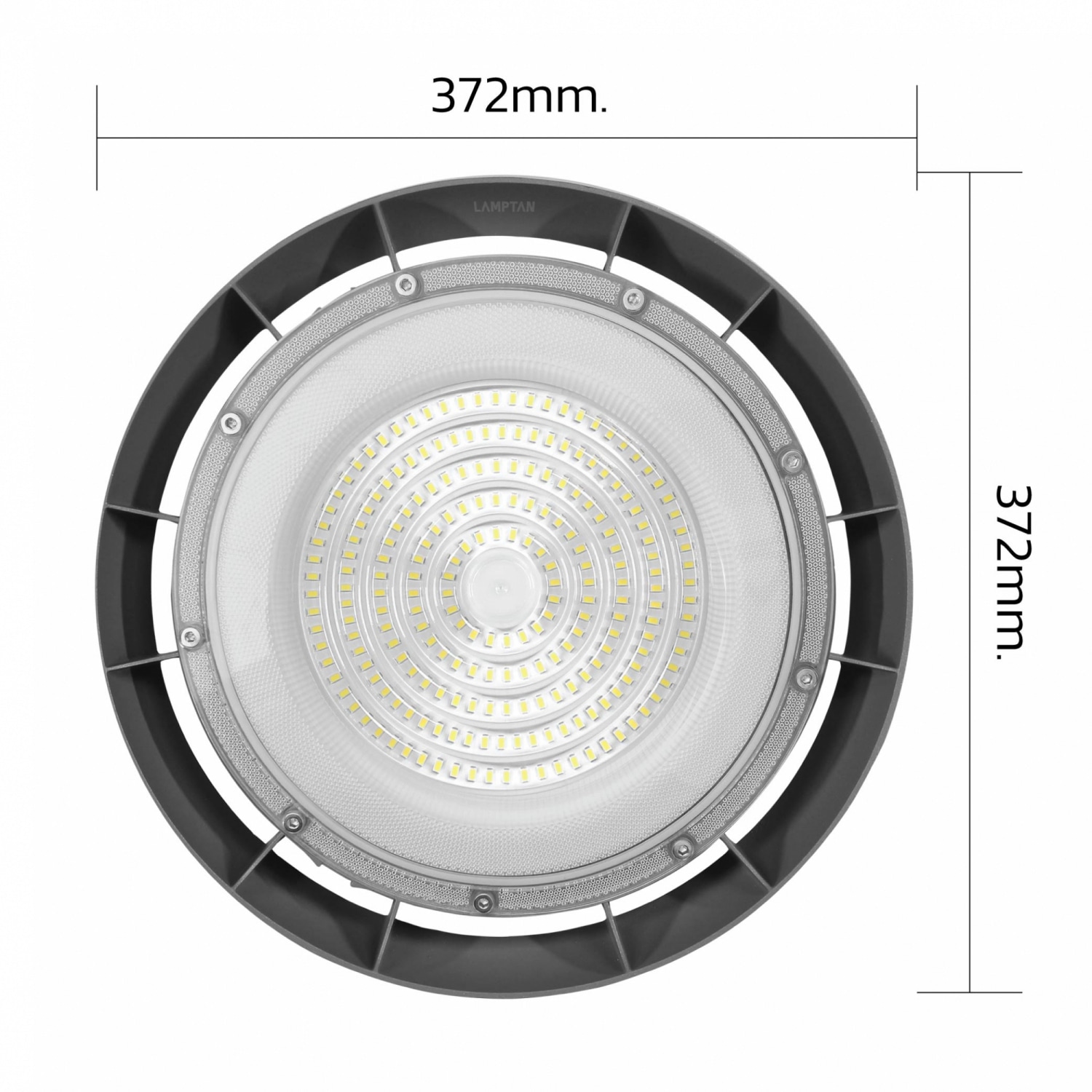 LAMPTAN โคมไฮเบย์ LED ยูเอฟโอ รุ่น AIRFLOW 300W แสงเดย์ไลท์