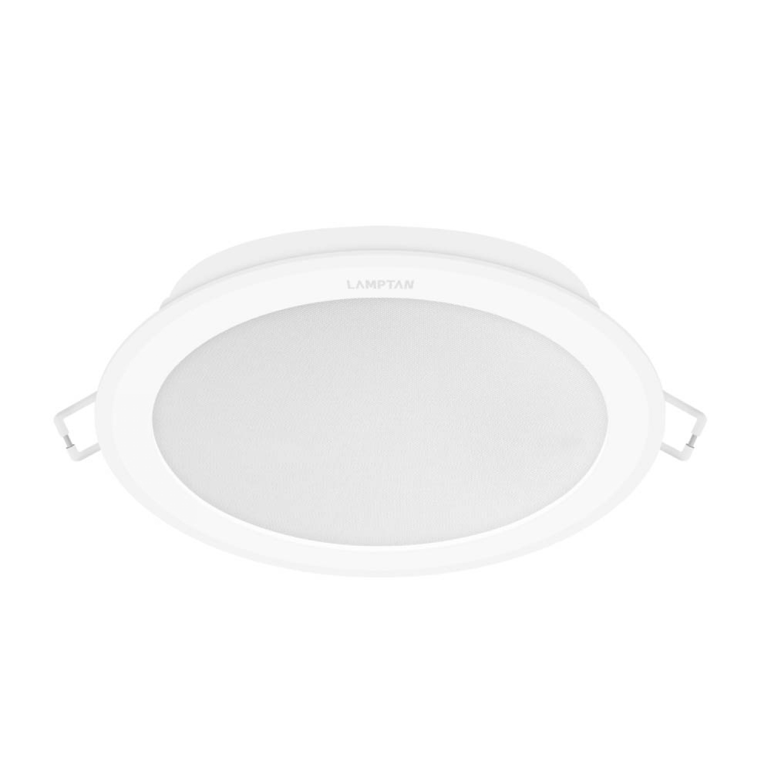 LAMPTAN โคมดาวน์ไลท์ LED แบบฝังหน้ากลม 4นิ้ว 10W รุ่นอีมิท แสงเดย์ไลท์
