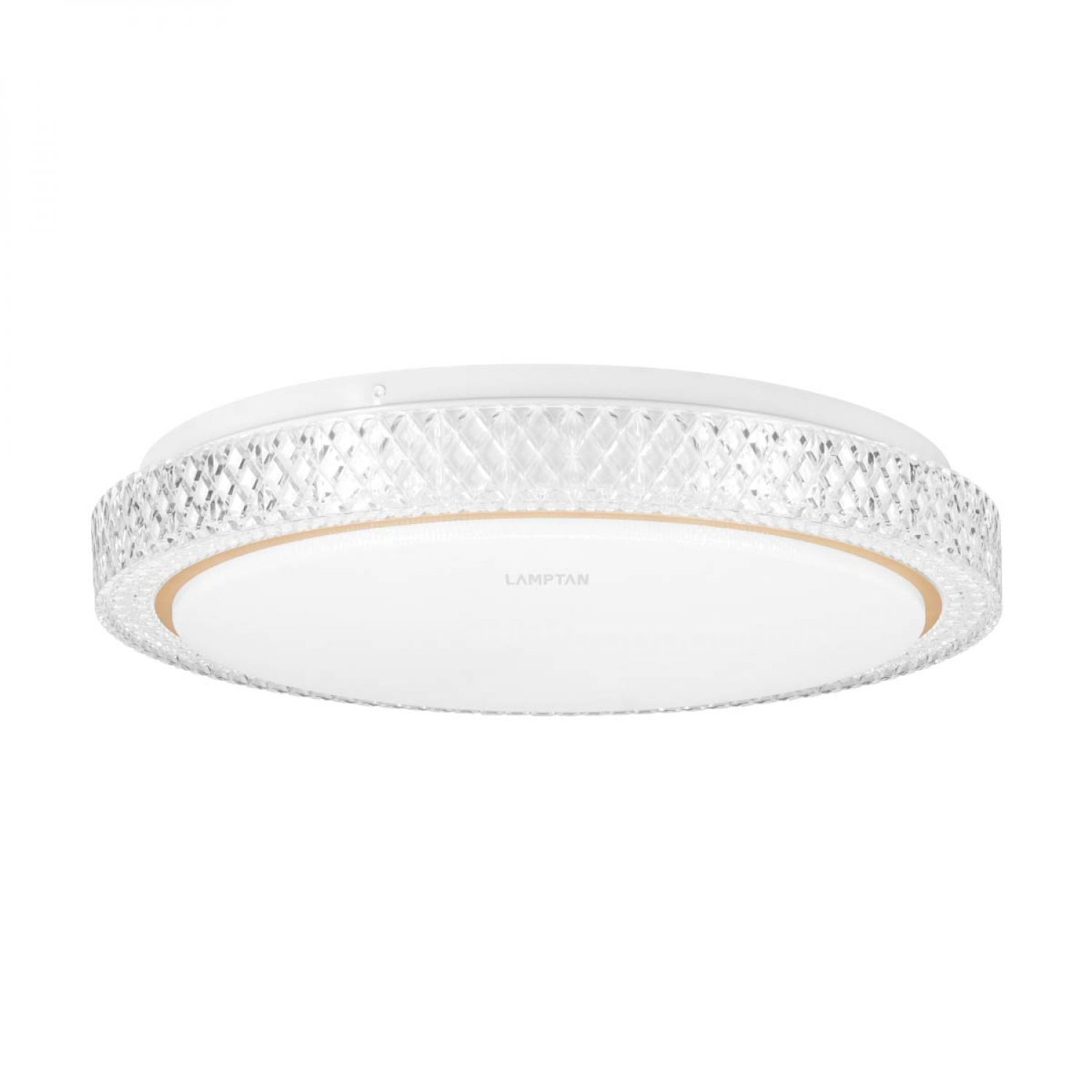 LAMPTAN โคมไฟเพดาน LED 50W รุ่น CRYSTAL GOLD มัลติสมาร์ท