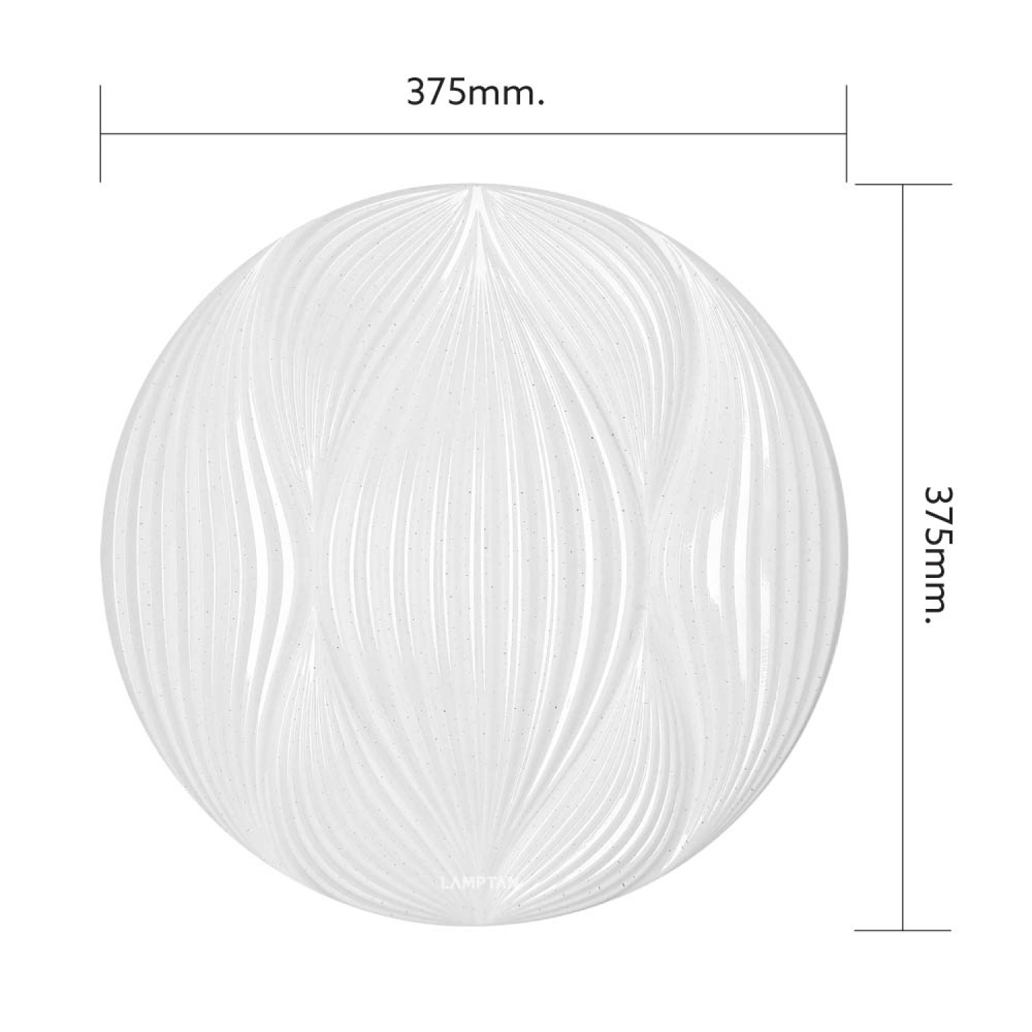 LAMPTAN โคมไฟเพดาน LED 24W รุ่น SWAY ปรับได้ 3 แสง