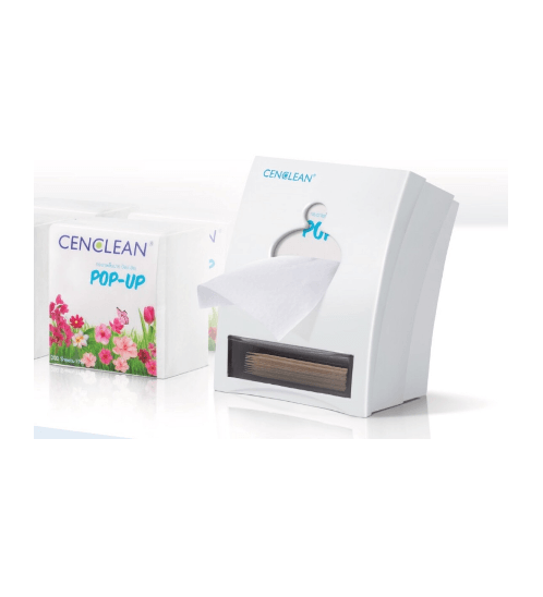 CENCLEAN กระดาษเช็ดปาก POP-UP 200แผ่น (10ห่อ/แพ็ค)