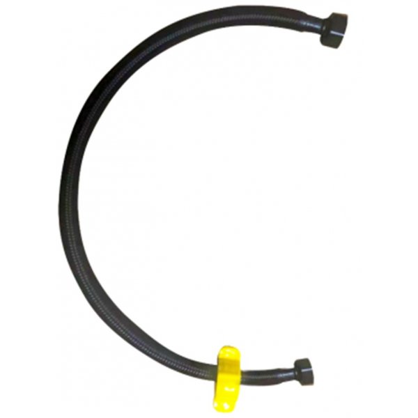 Verno สายน้ำดีสแตนเลส รุ่น LT-G0045-DD02 ยาว 45 ซม. สีดำ