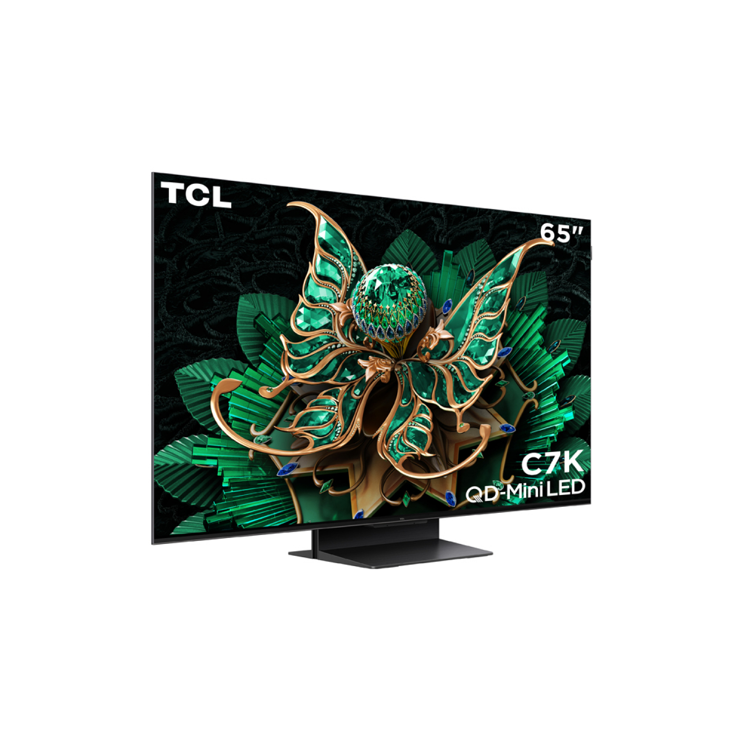 TCL โทรทัศน์ QD mini LED 4K TV ขนาด 65 นิ้ว รุ่น 65C7K สีดำ
