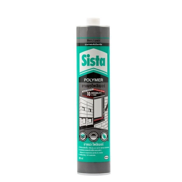 SISTA ยาแนวโพลีเมอร์ 290 มล.สีเทา