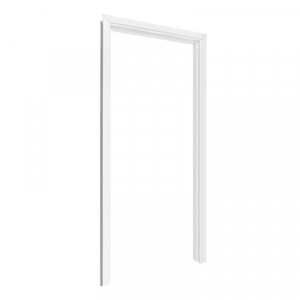 ECO-DOOR  วงกบประตู WPC พร้อมซับ รุ่น WS1012 ขนาด 70x200 ซม. สีขาว
