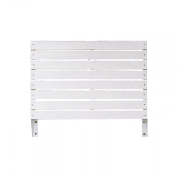 เฌอร่า ชุดระแนง DIY 1 เมตร รุ่นโครงสีขาว ไม้ระแนงลายเสี้ยน สีขาว 5x100x87ซม.