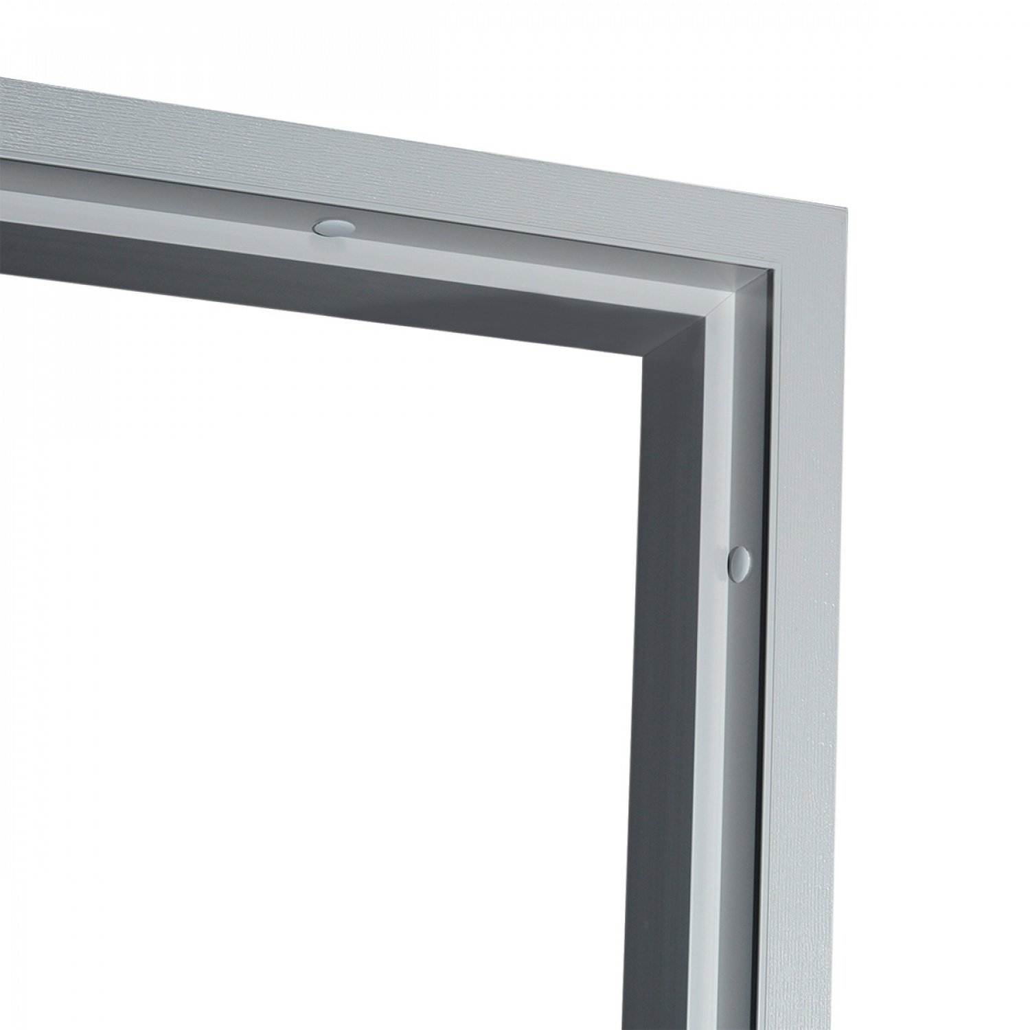 WELLINGTAN วงกบประตู UPVC ขนาด 80x200 ซม. สีเทา

