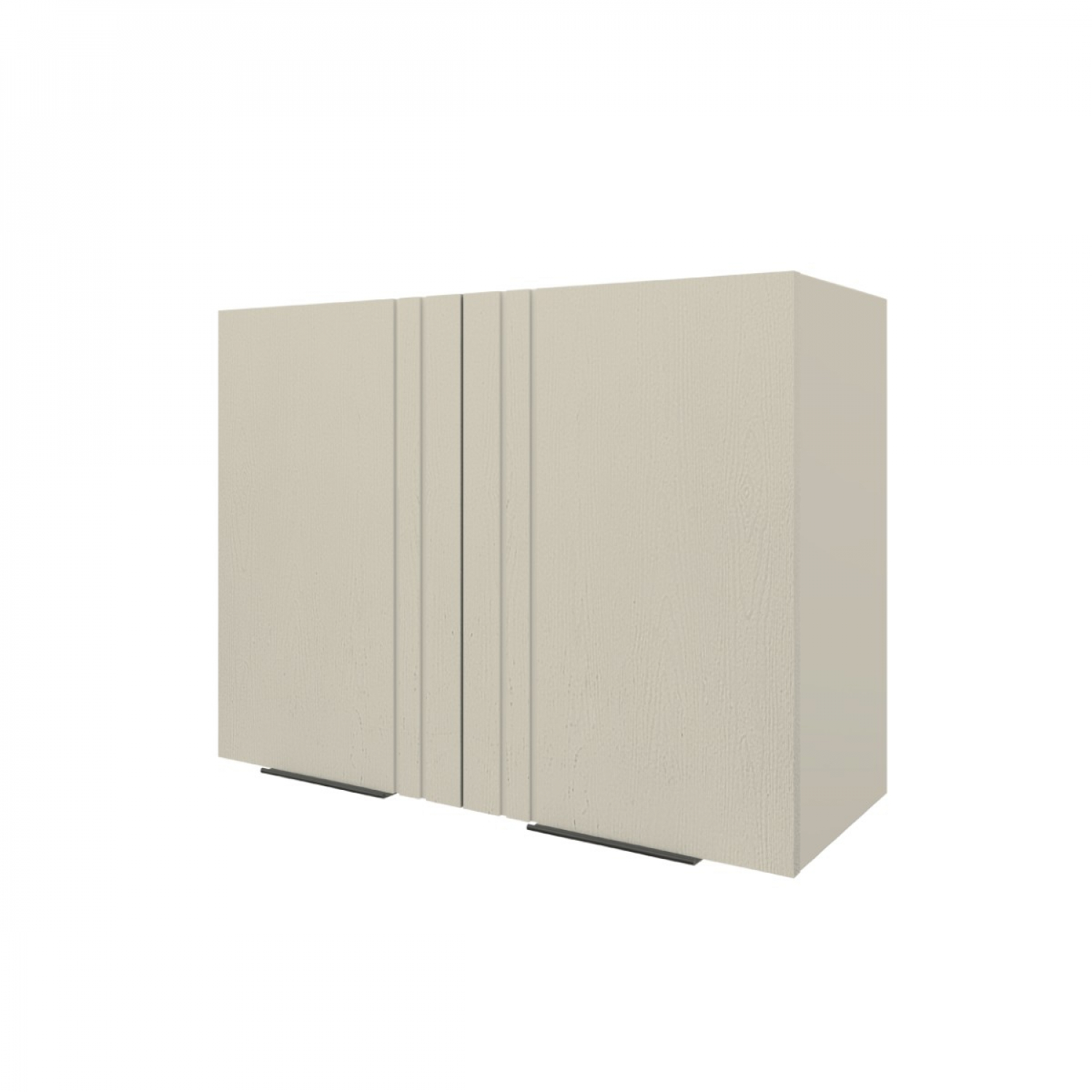 CLOSE Lumine  ตู้แขวนคู่ uPVC 80x60cm. เซาะร่อง สีอัลมอนด์