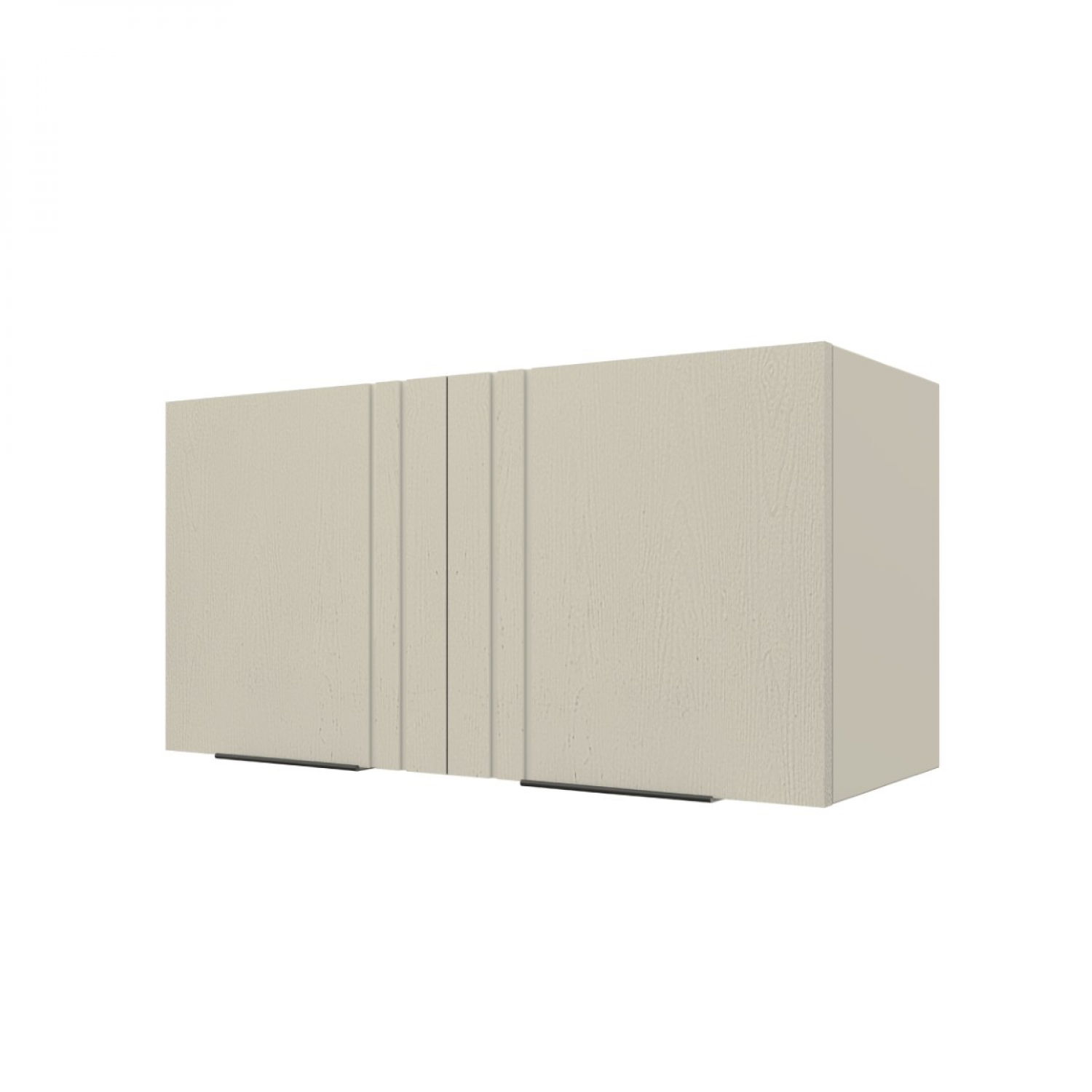 CLOSE Lumine  ตู้แขวนคู่เสริม uPVC  80x40 ซม. เซาะร่อง สีอัลมอนด์