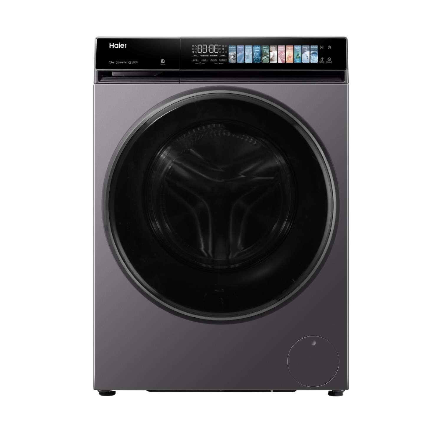 HAIER เครื่องซักผ้า/อบผ้า ขนาด 14/8 กก. รุ่น HWD140-BP14367S8U1 สีดำ
