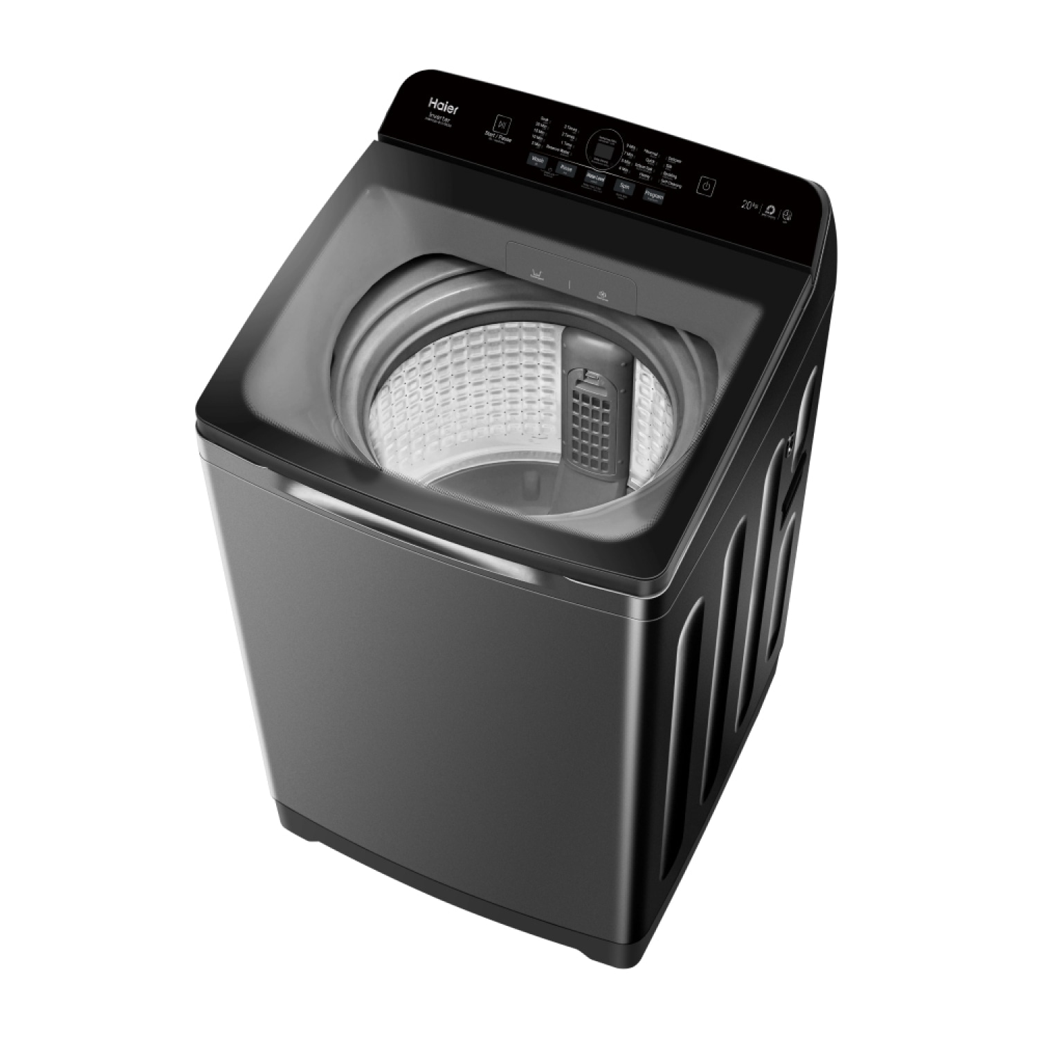 HAIER เครื่องซักผ้าฝาบน ขนาด 20 กก. รุ่น HWM200-B1678ES8 สีดำ