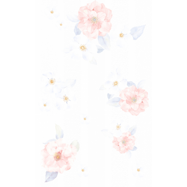 Marbella 25X40 ซม. กระเบื้องปูผนัง รุ่น ทุ่งบุหงัน ชมพู (MB) (10P) Gloss A