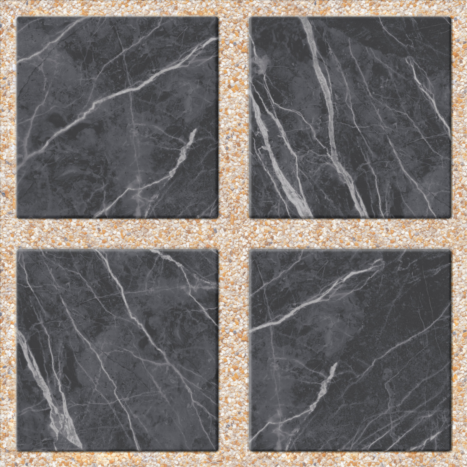 Marbella 40X40 ซม. กระเบื้องปูพื้น รุ่น ลานเศรษฐี เทา (MB) (6P) Matt A