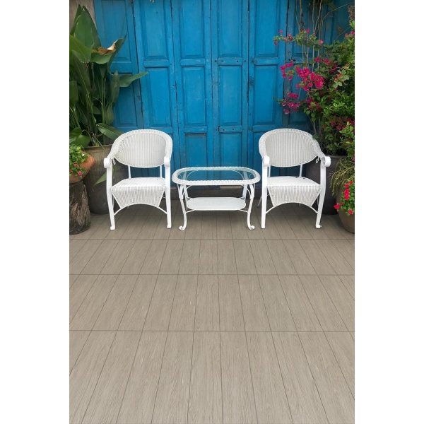 Marbella กระเบื้องเซรามิคปูพื้น 60x60 ซม. รุ่น ไรเกอร์ เทา  หน้า Satin Random R/T (4P)