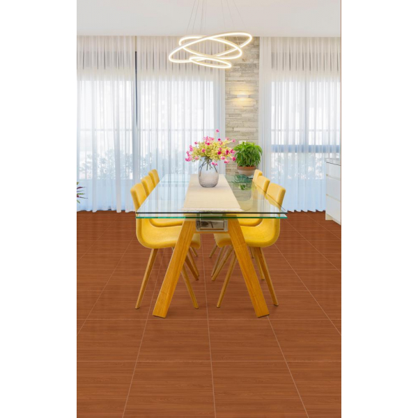 Marbella กระเบื้องเซรามิคปูพื้น 40X40 ซม. รุ่น ซิตี้วู๊ด น้ำตาล หน้าเงา (6P) (MB) (A)