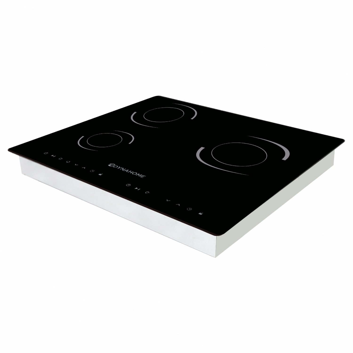 DYNAHOME ชุดเซ็ทเครื่องดูดควัน DH-219-9S + เตาไฟฟ้า DH-301A สีขาว