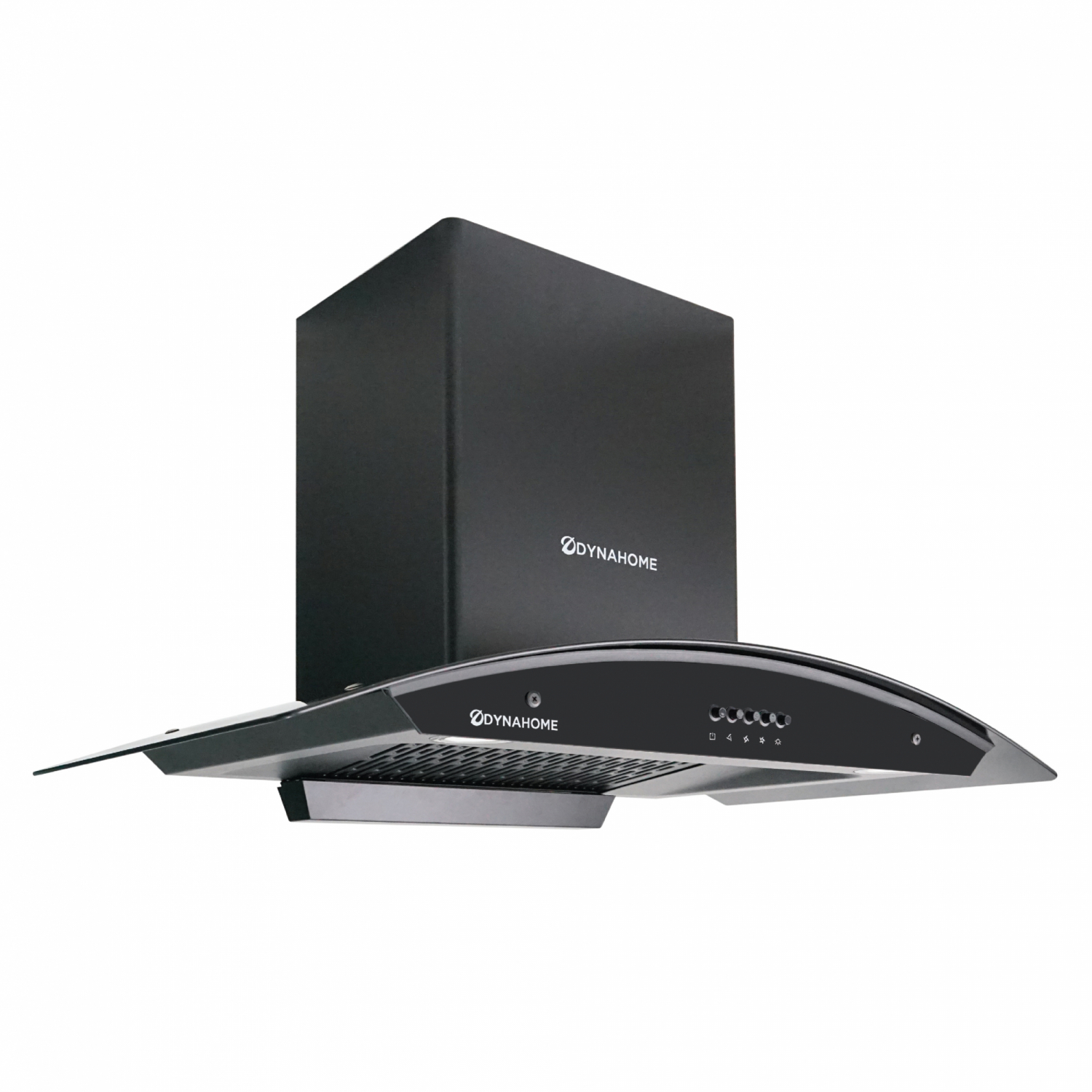 DYNAHOME เครื่องดูดควันชนิดติดผนัง สีดำ แบบกระโจม รุ่น DH-800-BK