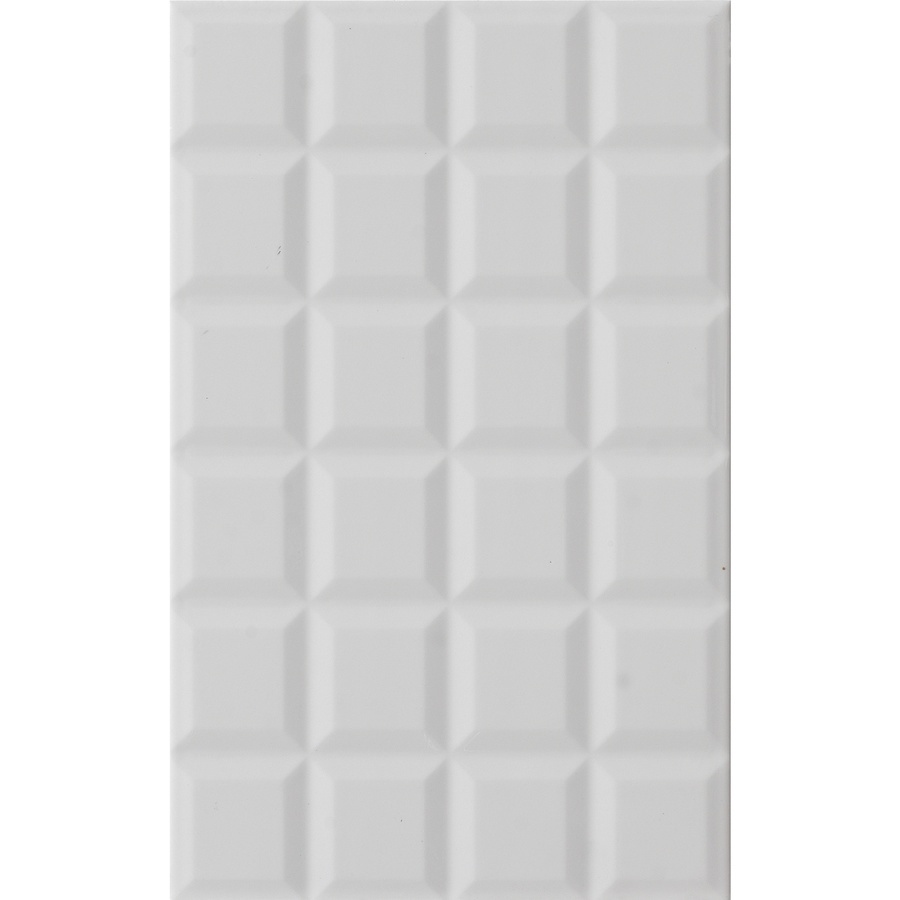 Marbella กระเบื้องเซรามิคปูผนัง 25X40 ซม. สแควร์ ไวท์ D25401 Gloss (15P)
