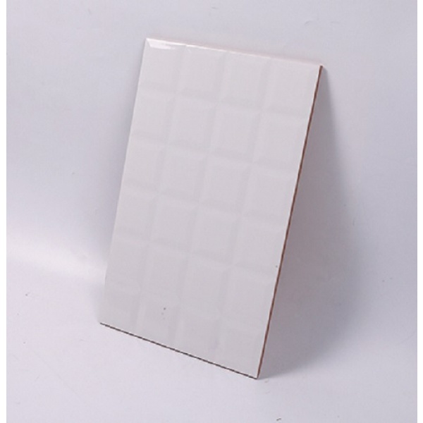 Marbella กระเบื้องเซรามิคปูผนัง 25X40 ซม. สแควร์ ไวท์ D25401 Gloss (15P)