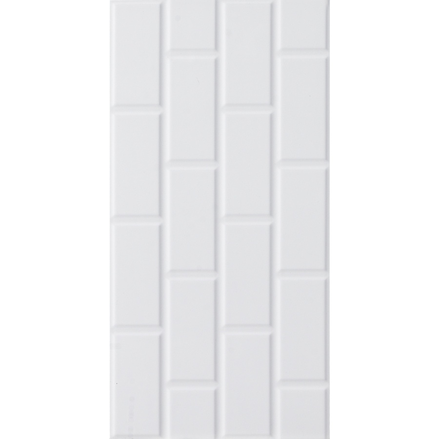 Marbella กระเบื้องเซรามิคปูผนัง 30x60 ซม. Brick white HY36001 Gloss (9P)