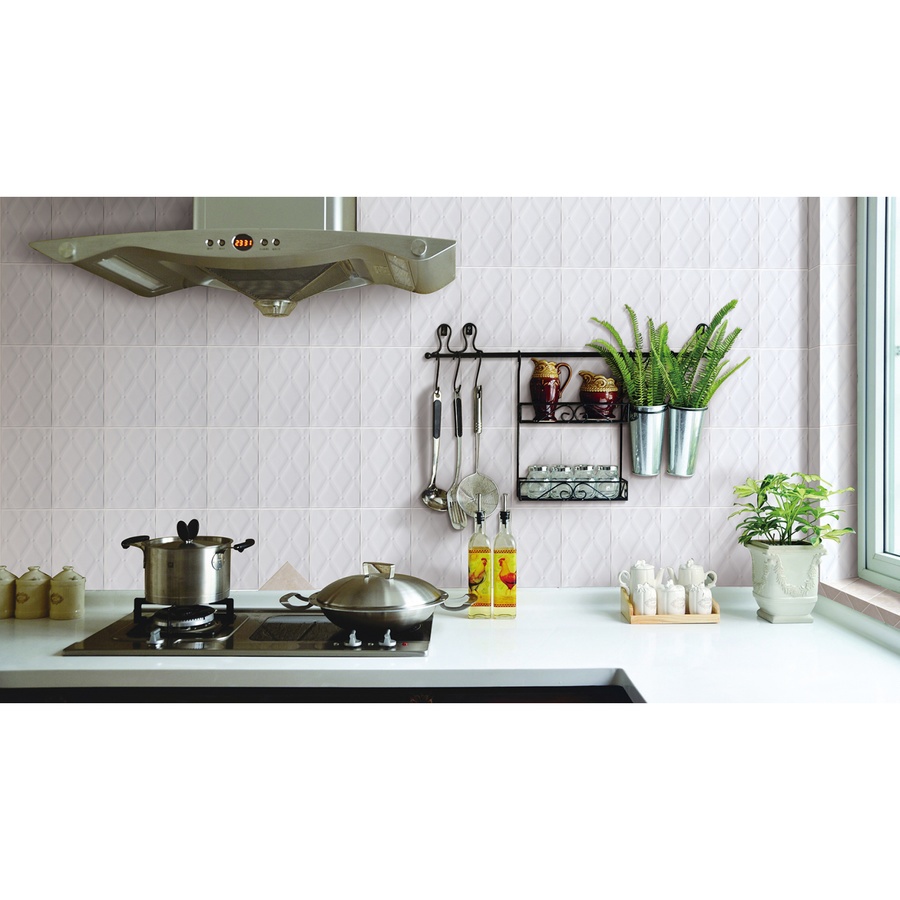 Marbella กระเบื้องเซรามิคปูผนัง 20X30 ซม. เอทัส ไวท์ BT001 Gloss (25P)