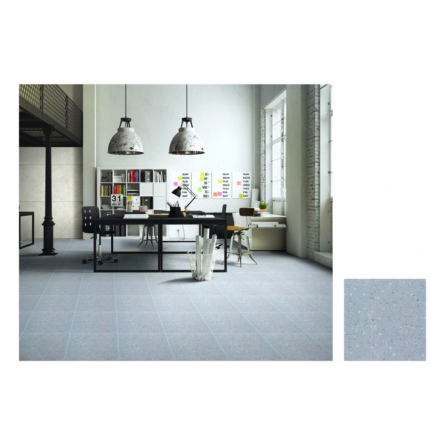 Marbella กระเบื้องเซรามิคปูพื้น 40X40 ซม. รุ่น เออริซ-เกรย์ HP4402 Gloss (12P)
