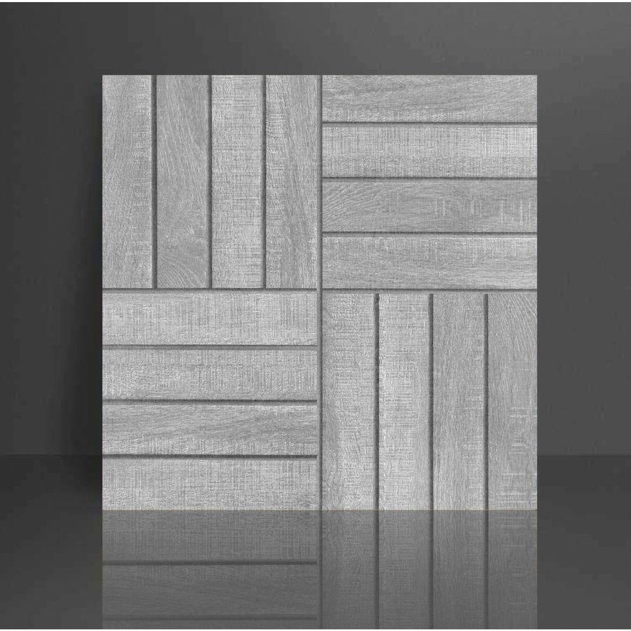 Marbella กระเบื้องเซรามิคปูพื้น 60x60 ซม. คลิก-เกรย์ A-6605 Matt (4P)