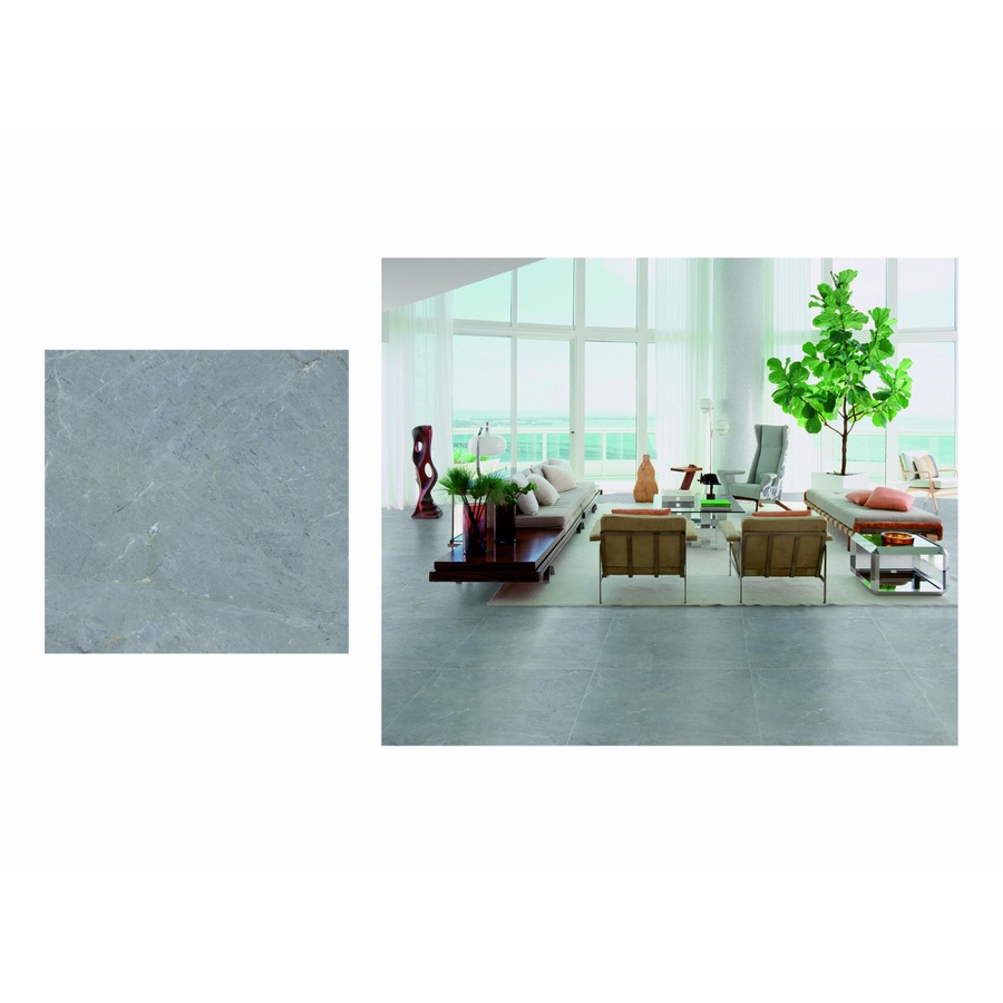 Marbella กระเบื้องเซรามิคปูพื้น 60x60 ซม. นอเวย์-เกรย์ A-6609 Matt (4P) Random