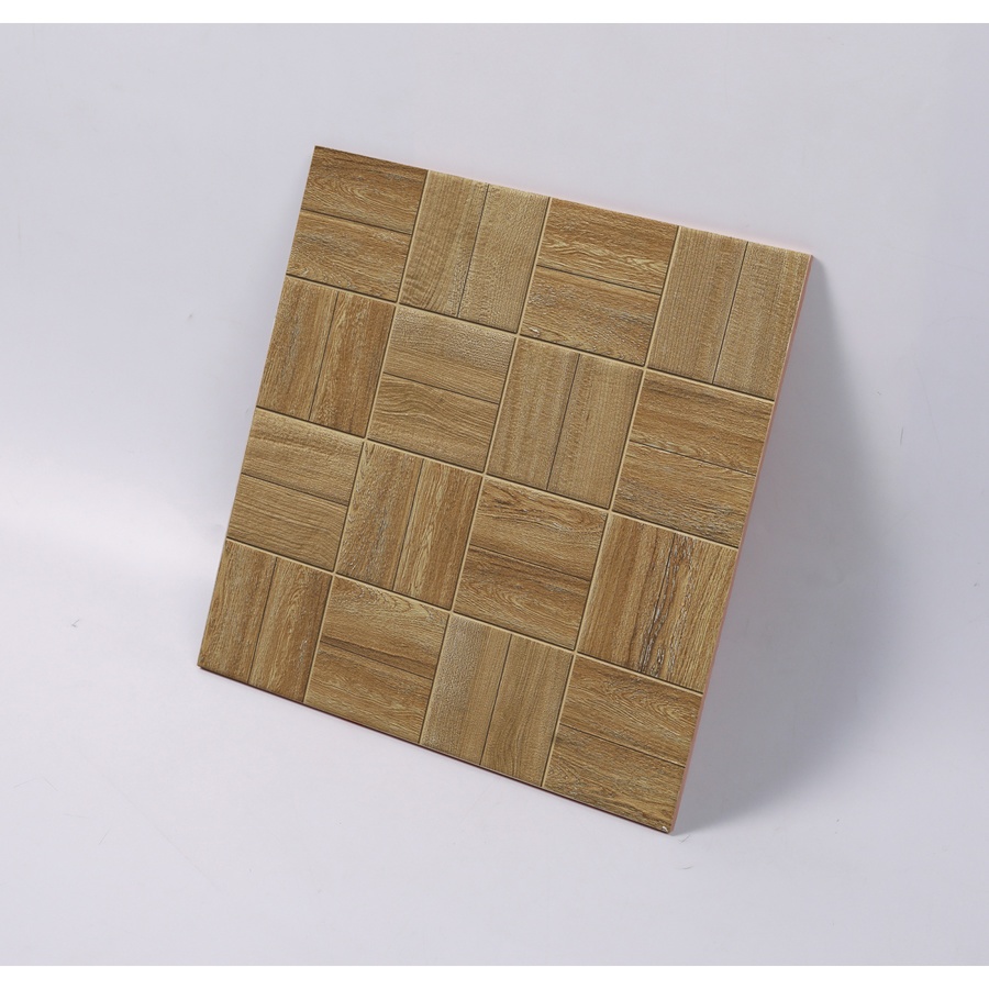 Marbella กระเบื้องเซรามิคปูพื้น 30X30 ซม. พีนัทสมอลวู้ด ZX207 Satin (17P)
