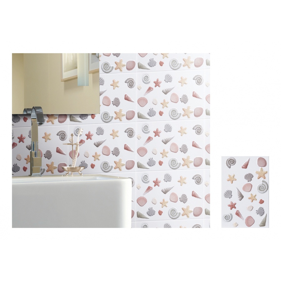Marbella กระเบื้องเซรามิคปูผนัง 20X30 ซม. อินเดอะซี ZX2024 Gloss (25P)