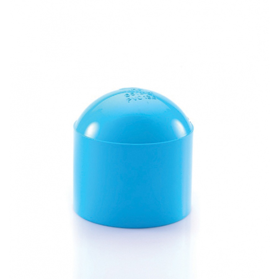 SCG ฝาครอบพีวีซี หนา 6"(150) ชั้น 13.5 สีฟ้า