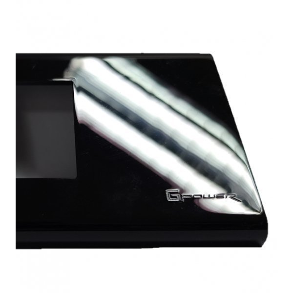 G-Power ฝาหน้ากากพลาสติก 1 ช่อง สีดำ