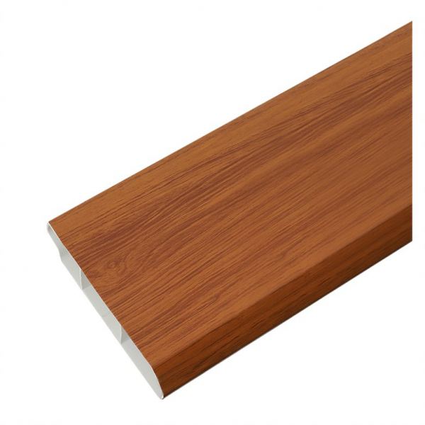HOFFEN บัวพื้น UPVC 1.8x9.8x300ซม. Dark Oak