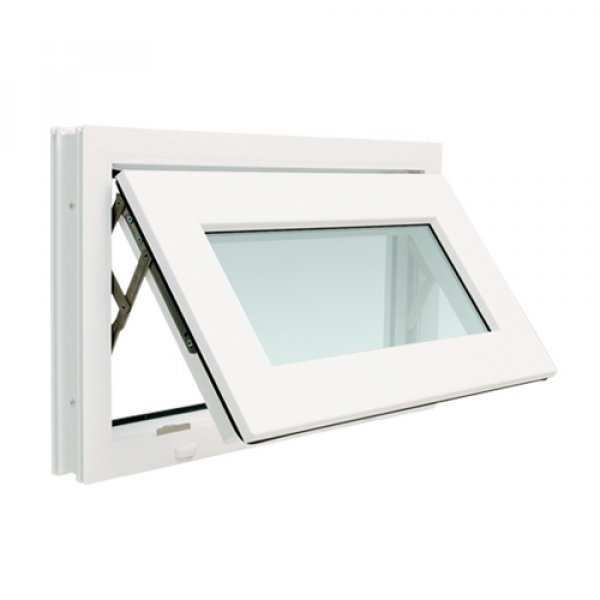 WINDOW ASIA (10MAX) UPVC หน้าต่างบานกระทุ้ง 80X50 ซม. สีขาว พร้อมมุ้ง