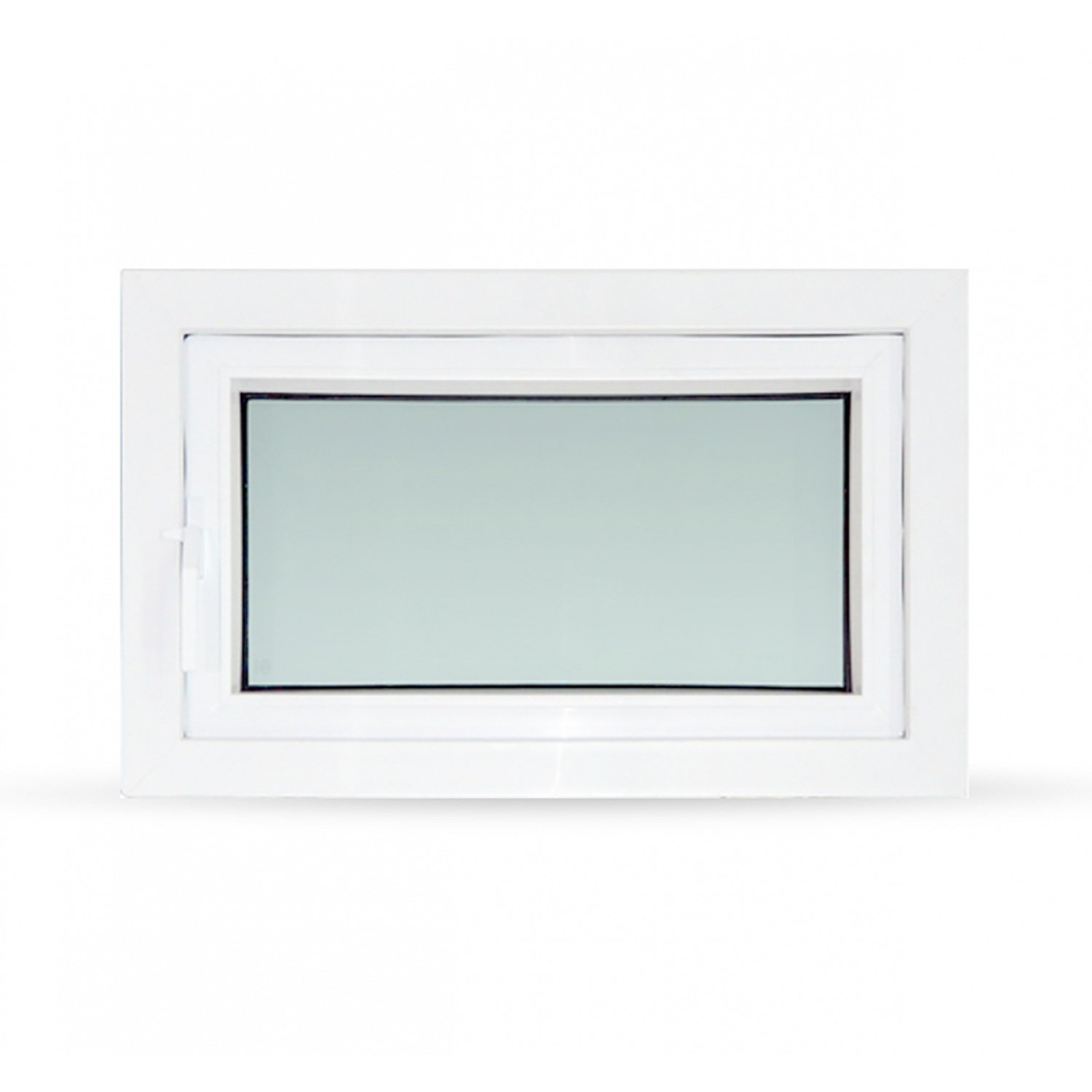 WINDOW ASIA (10MAX) UPVC หน้าต่างบานกระทุ้ง 80X50 ซม. สีขาว พร้อมมุ้ง