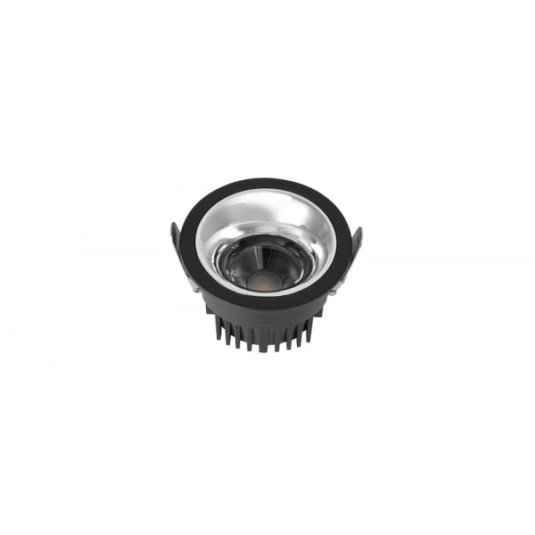 EILON ดาวน์ไลท์ 10W ปรับได้3แสง รุ่นLA-753BK+SV สีดำเงิน