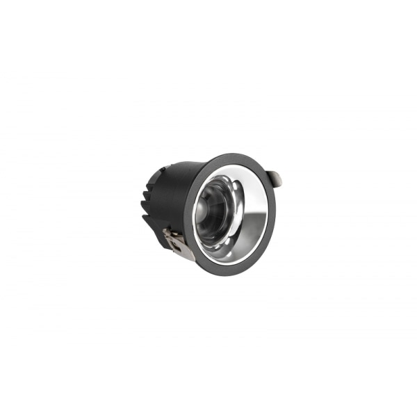 EILON ดาวน์ไลท์ 10W ปรับได้3แสง รุ่นLA-753BK+SV สีดำเงิน