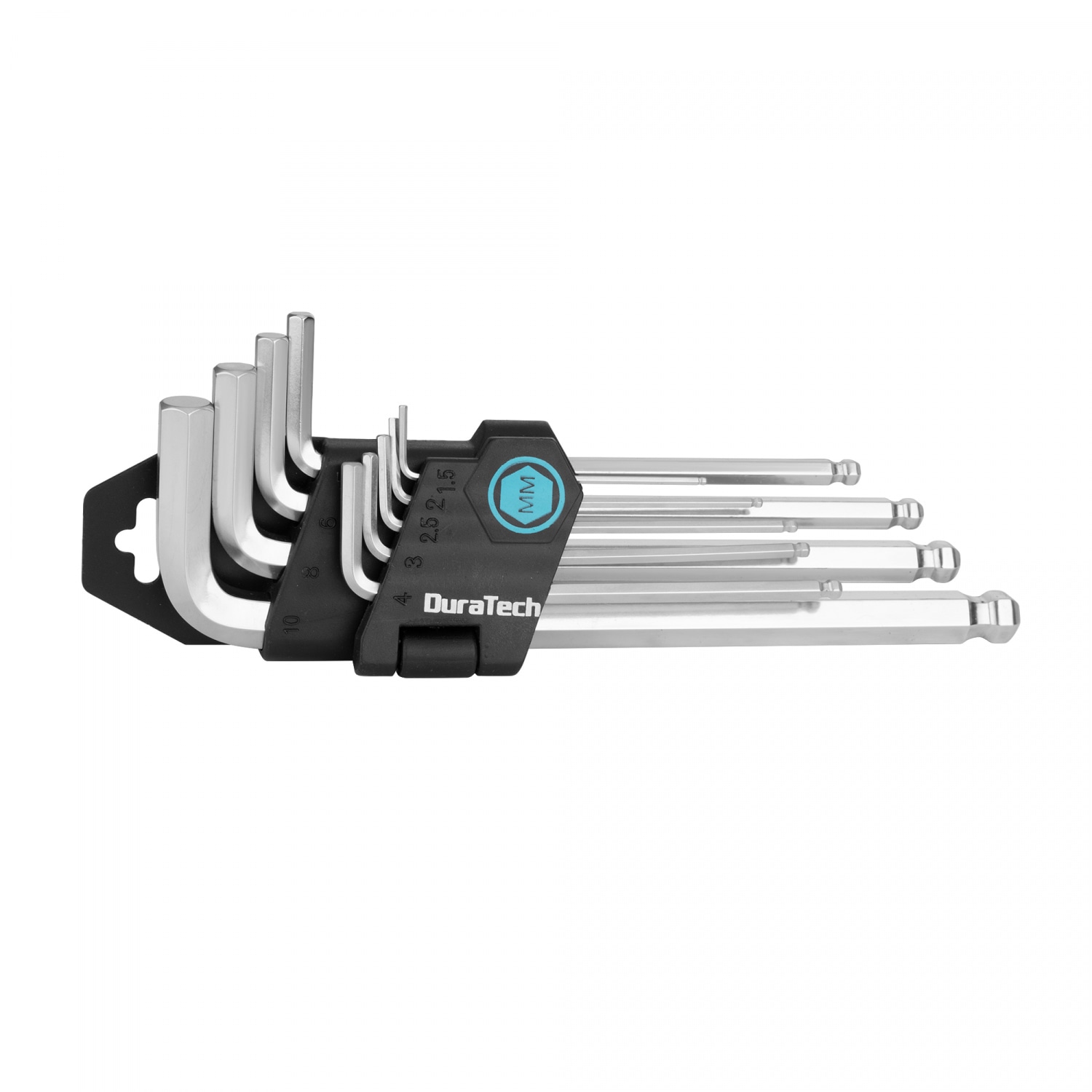 Duratech ชุดปะแจแอลหกเหลี่ยม  9 ชิ้น แบบสั้น (เมตริก) รุ่น DT404009