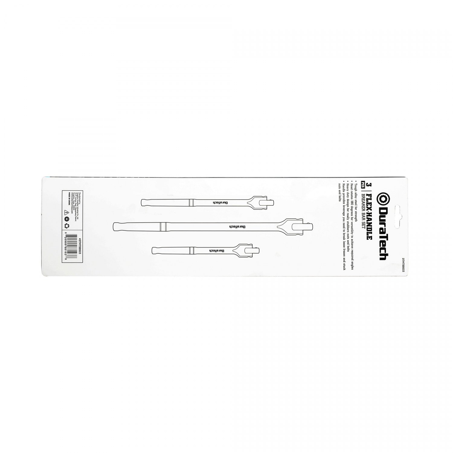 Duratech ชุดด้ามบ็อกเบรกเกอร์บาร์ 3 ชิ้น รุ่น DTMTBBS03