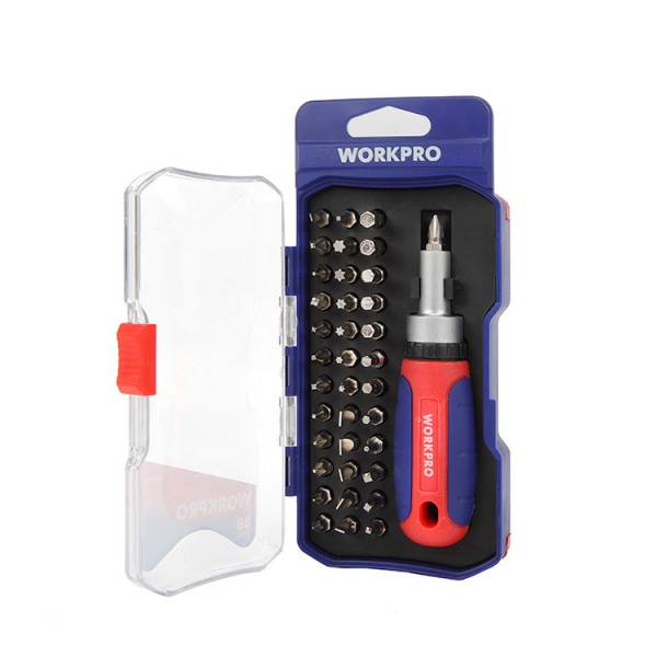WORKPRO ชุดไขควงด้ามฟรี+ดอกไขควง PH (ชุด 38 ชิ้น) รุ่น WP200517