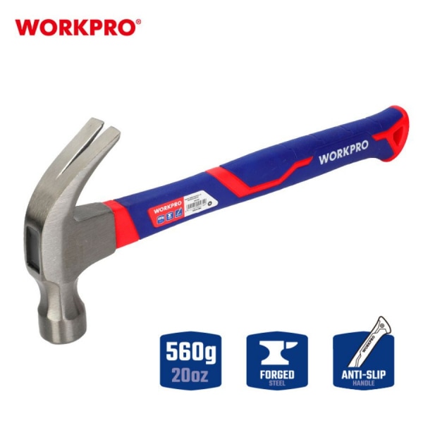 WORKPRO ค้อนหงอนด้ามไฟเบอร์ ขนาด 560 กรัม (20 ออนซ์) รุ่น WP241012