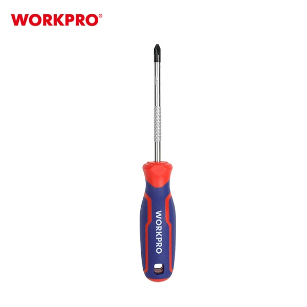 WORKPRO ไขควงแฉกด้ามสามสี CR-V PH1x100มม. รุ่น WP221027