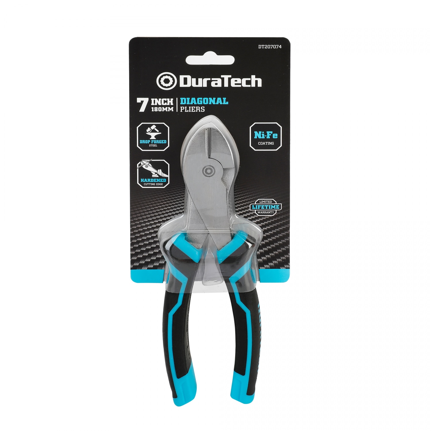 Duratech คีมปากเฉียงสำหรับงานหนัก CR - V ขนาด 180 มม. (7 นิ้ว) รุ่น DT207074